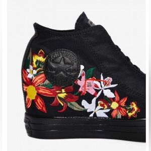 Patbo X Converse All Stars Women’s  'floral' Pack Wedge Sneakers Size US 7.5